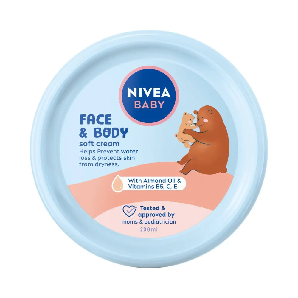 NIVEA BABY veido ir kūno kremas 200ml - Kosmetika
