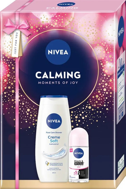 NIVEA Calming Gift Set for Women (Shower Gel 250 ml + Roll-on Antiperspirant 50 ml) - Kosmetika