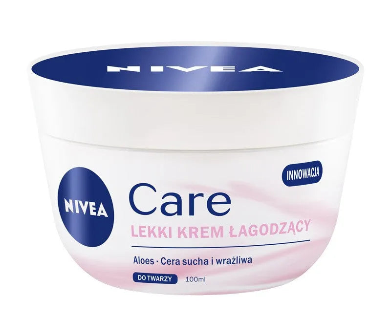 Nivea Care Light soothing cream for dry and sensitive skin 100ml - Kosmetika