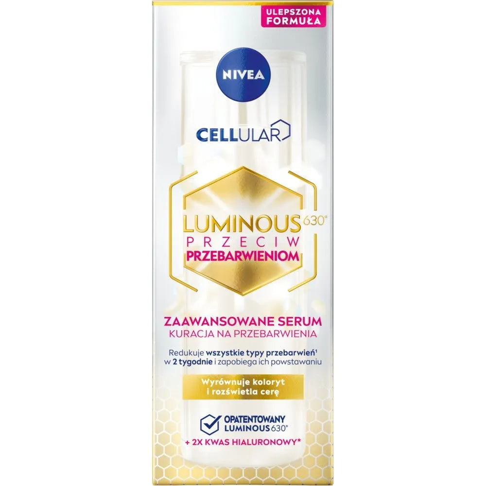 NIVEA Cellular Luminous Advanced Veido Serumas 630 Anti-Pigmentation 30ml - Kosmetika