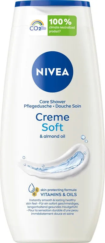 Nivea Cream Shower Gel with Almond Oil Creme Soft 250ml - Kosmetika