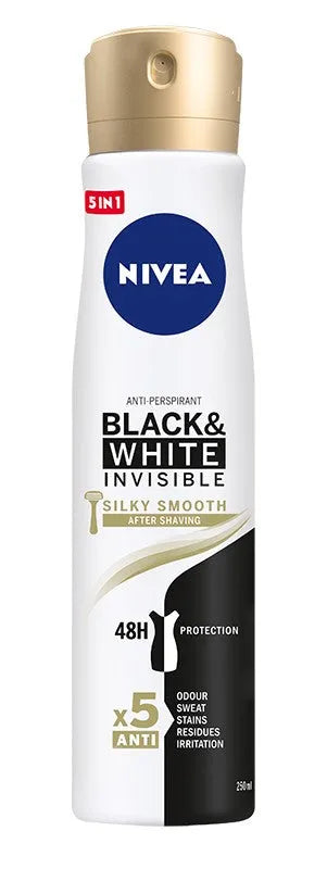 Nivea Deodorant INVISIBLE SILKY SMOOTH spray for women 250ml - Kosmetika