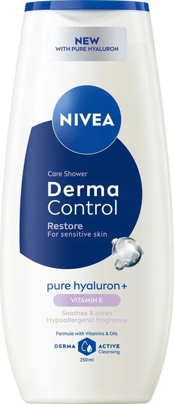 NIVEA Derma Control Restore Shower Gel 250 ml. - Kosmetika