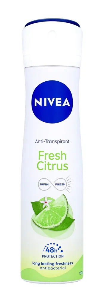 Nivea Fresh Citrus 48h Deodorant Women’s Spray 150ml - Kosmetika
