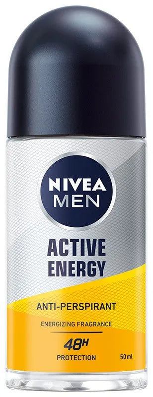 Nivea Men ACTIVE ENERGY roll-on men’s deodorant 50ml - Kosmetika