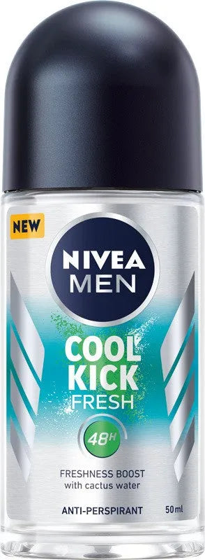 Nivea Men Deodorant FRESH KICK roll-on men’s 50ml - Kosmetika