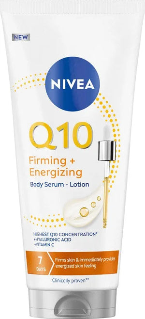 NIVEA Q10 Firming Energizing Serum - Body Lotion 200 ml - Kosmetika