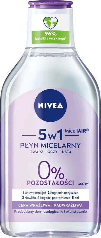 Nivea Sensitive Micellar lotion 3in1 for skin 400ml - Kosmetika