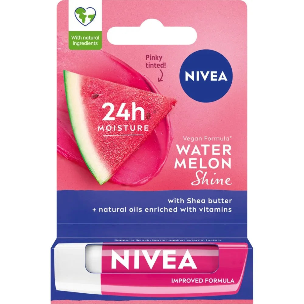 NIVEA SHINE WATERMELON Apsauginis lūpų dažai - Kosmetika