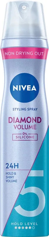 NIVEA Styling Hairspray Diamond Volume Care - 250 ml. - Kosmetika
