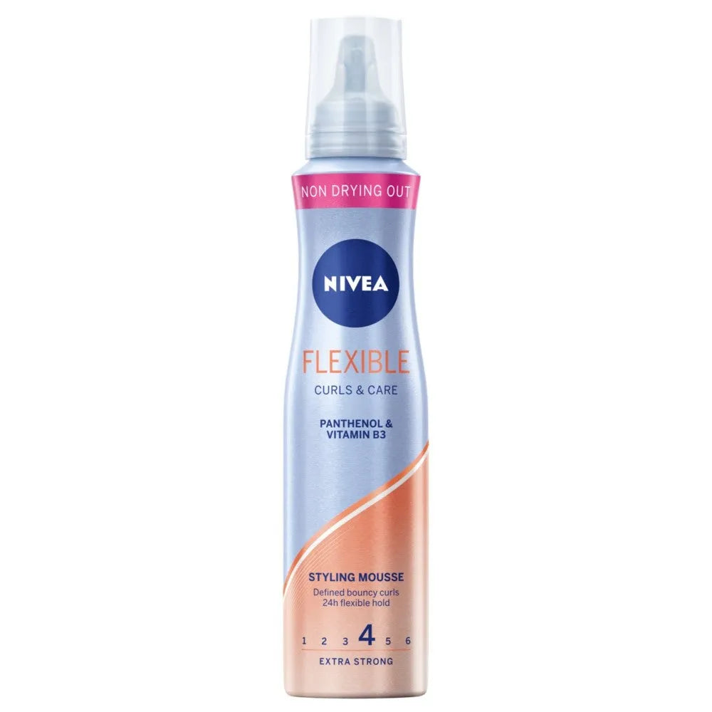 NIVEA Styling Mousse Flexible Curls Care 150ml - Kosmetika
