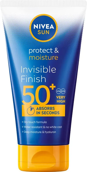 NIVEA SUN Invisible Finish Sunscreen Moisturizing Lotion SPF50+ 150 ml. - Kosmetika