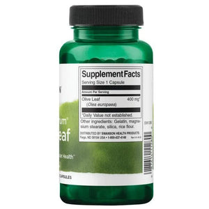 Olive Leaf - Alyvuogių lapai - 400 mg - N60 - Swanson - Papildai