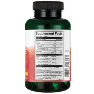 Omega-3 Fish Oil with Vitamin D - 1000 mg - N60 - Swanson - Papildai