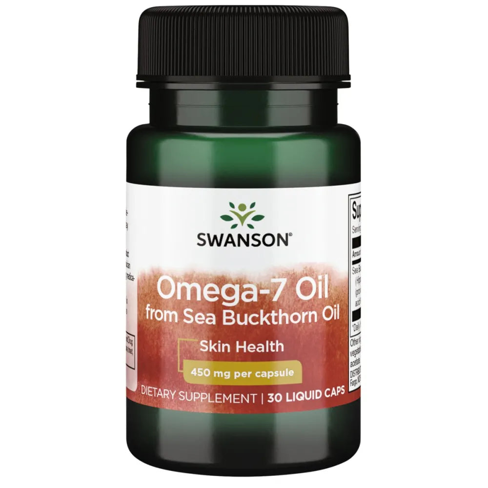 Omega-7 Oil From Sea Buckthorn 450mg 30 LIQUID CAPS - Swanson - Papildai