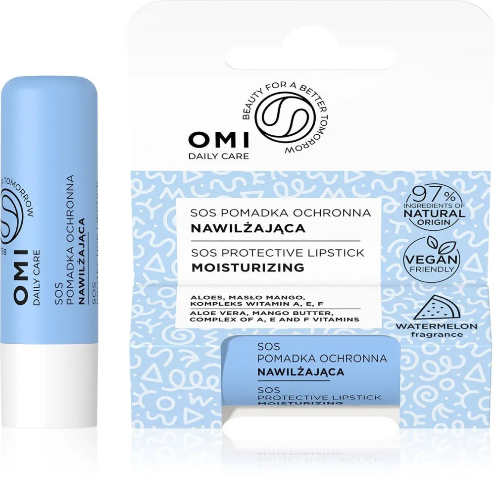 OMI Daily Care SOS Apsauginis ir Drėkinamasis Lūpų Balsamas - Kosmetika