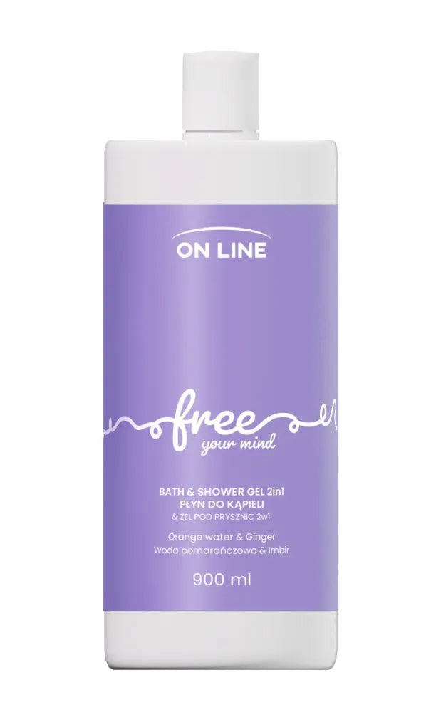 ON LINE Emocijų Gelis ir vonios skystis 2in1 Nemokamai 900 ml - Kosmetika