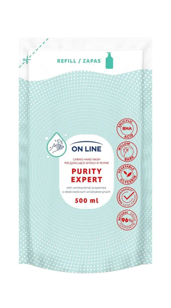 ON LINE Nurturing antibacterial liquid soap - stock 500 ml - Higiena