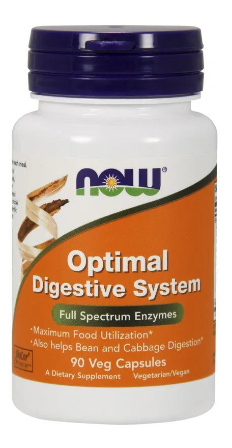 Optimal Digestive System - 90 vcaps - NOW Foods - Papildai