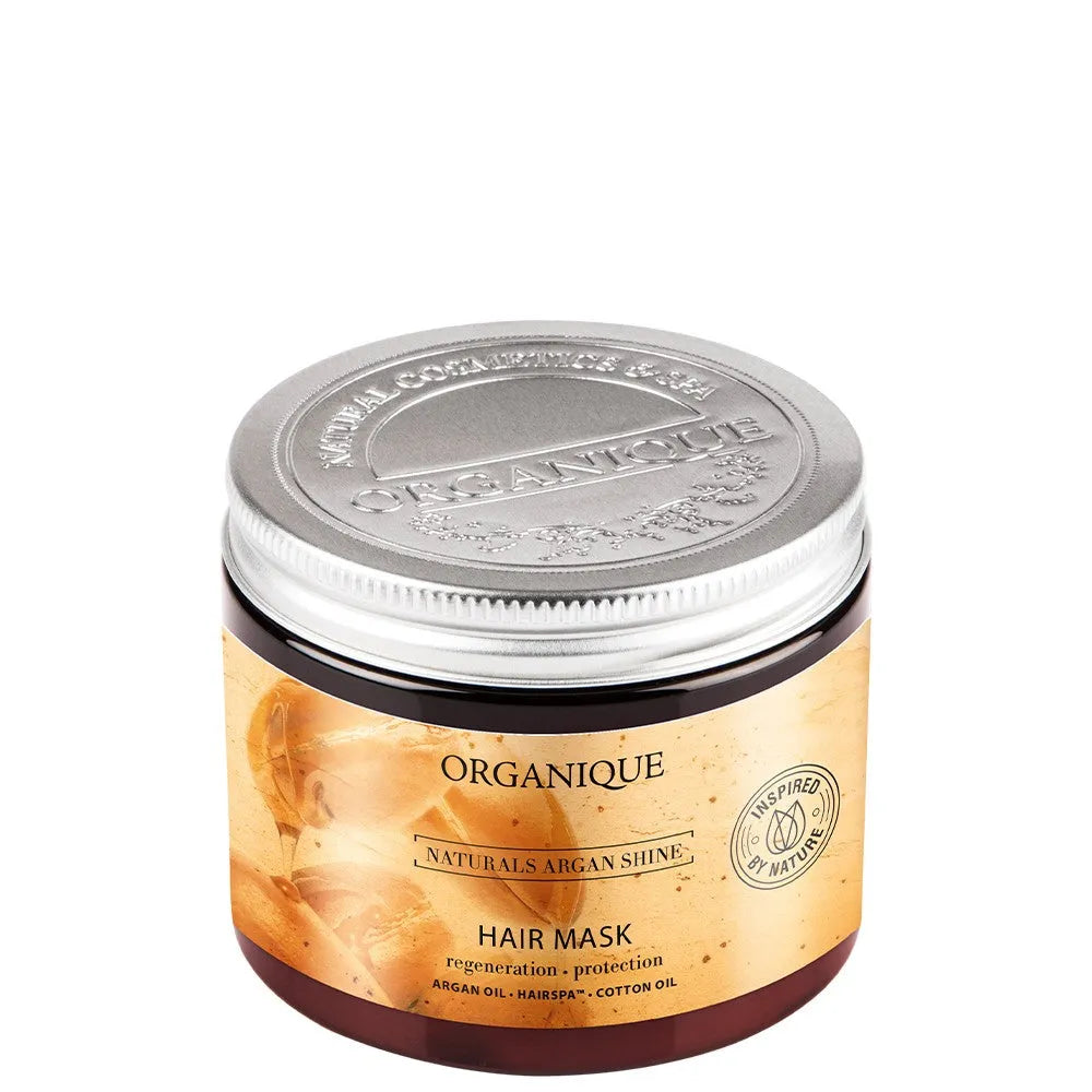 ORGANIQUE Argan Shine kaukė sausiems ir nuobodiems plaukams 200 ml - Kosmetika