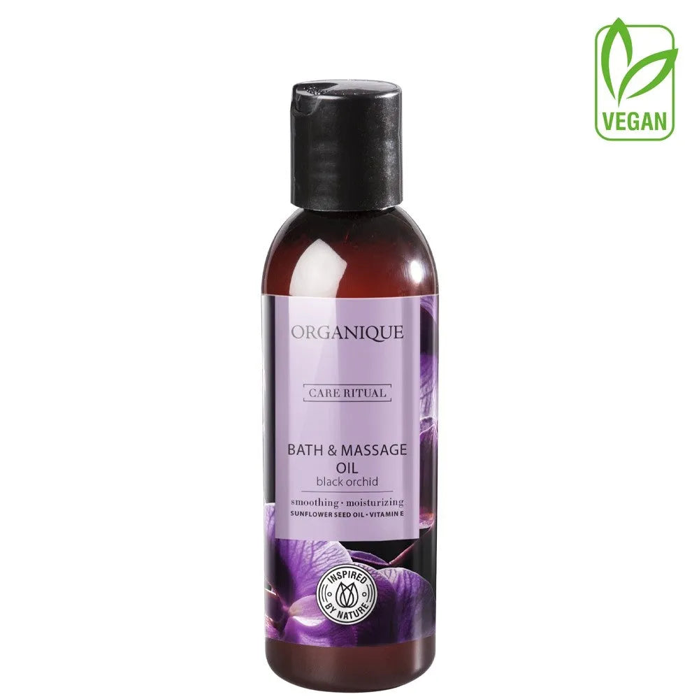 ORGANIQUE Black Orchid vonios ir masažo aliejus 125ml - Kosmetika