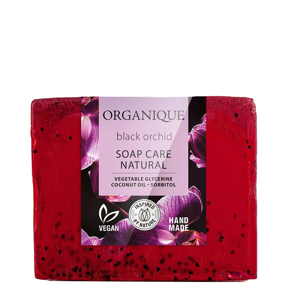 ORGANIQUE Natūraliai rūpestingas Black Orchid muilas 100g - Kosmetika