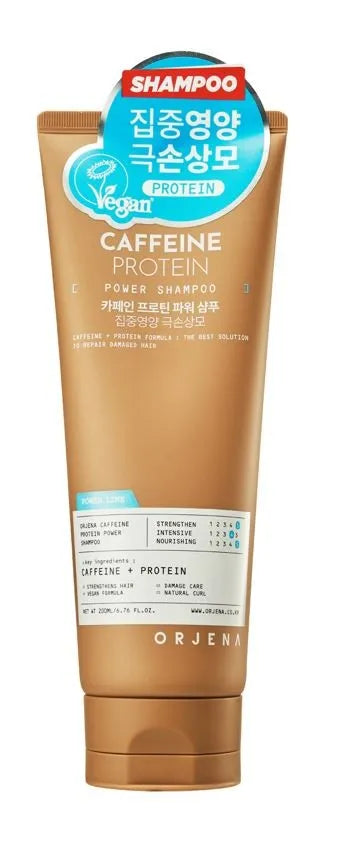 ORJENA CAFFEINE PROTEIN POWER Shampoo 200ml - Kosmetika
