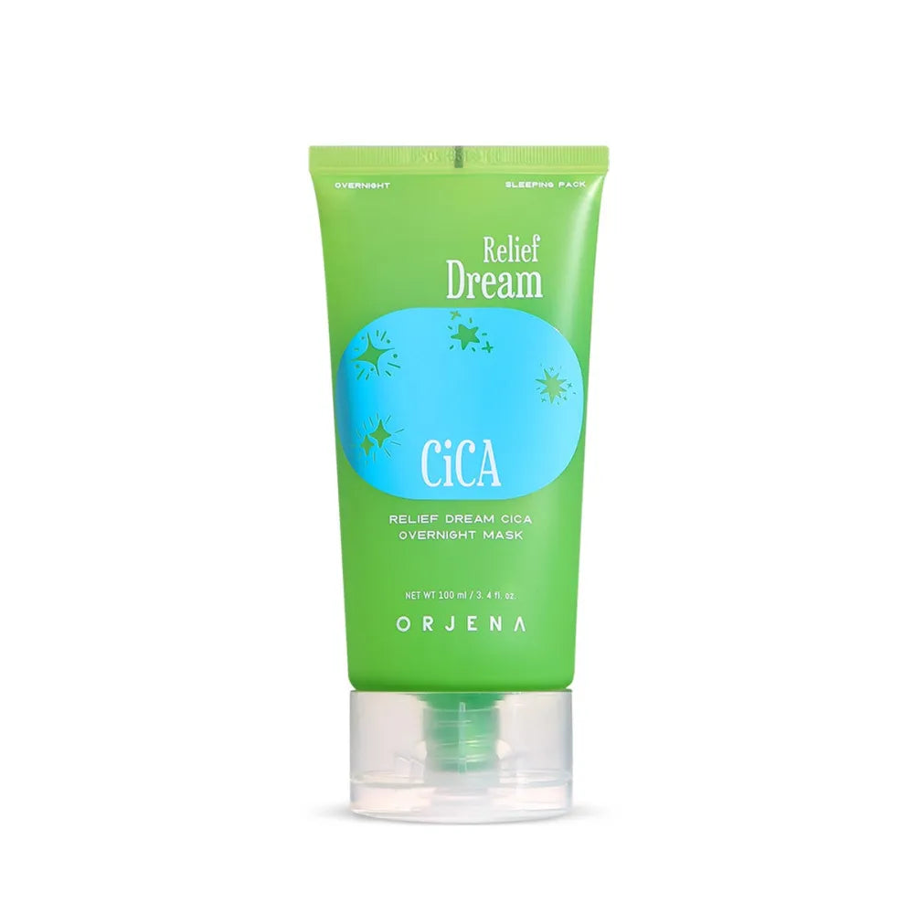 ORJENA Overnight Mask Cica Relief Dream All-Night Veido Kaukė 100 ml - Kosmetika