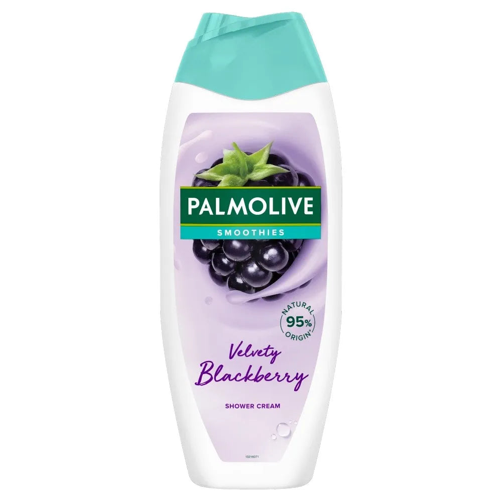 PALMOLIVE Smoothies Kreminis Dušo Gelis Aksominė Juodųjų Gervuogių 500ml - Kosmetika
