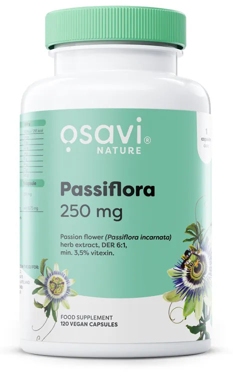 Passiflora 250mg - 120 vegan caps - Osavi - Papildai