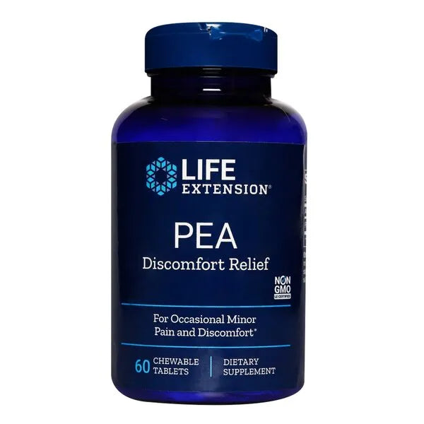 PEA Discomfort Relief - 60 chewable tablets - Life Extension - Papildai
