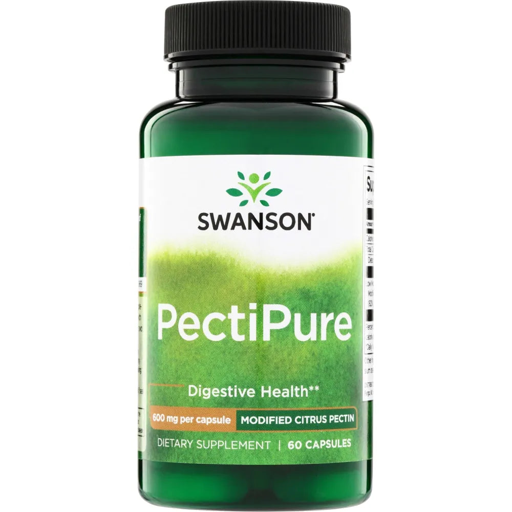 PectiPure Modified Citrus Pectin - 600mg - 60 CAPS - Swanson - Papildai