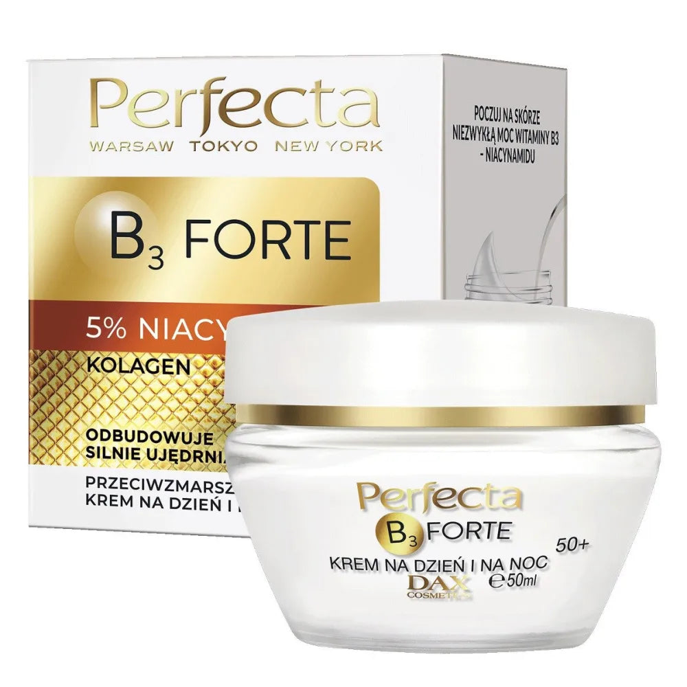PERFECTA B3 Forte Anti-Wrinkle Cream 50+ dienai ir nakčiai 50ml - Kosmetika