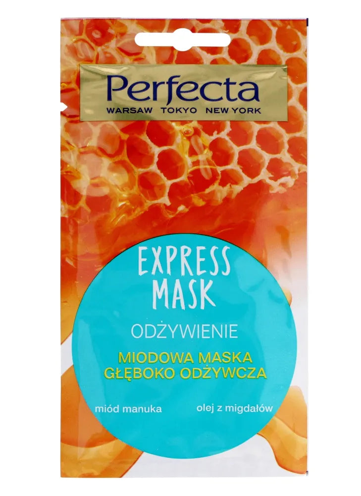 Perfecta Express Mask Giliai maitinanti medaus kaukė 8ml - Kosmetika