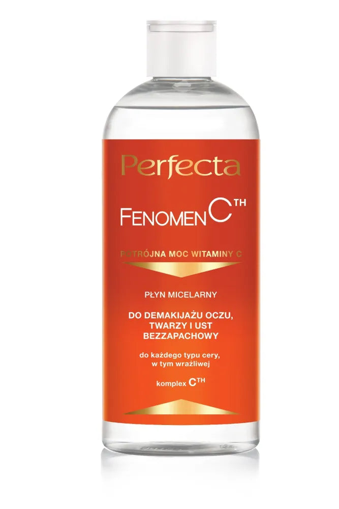 PERFECTA Fenomen C Micellar water for removing makeup from eyes face and lips 400 ml - Kosmetika