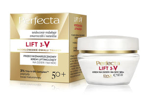 PERFECTA Lift 3-V Lifting Cream 50+ Dienai/Nakčiai 50 ml - Kosmetika