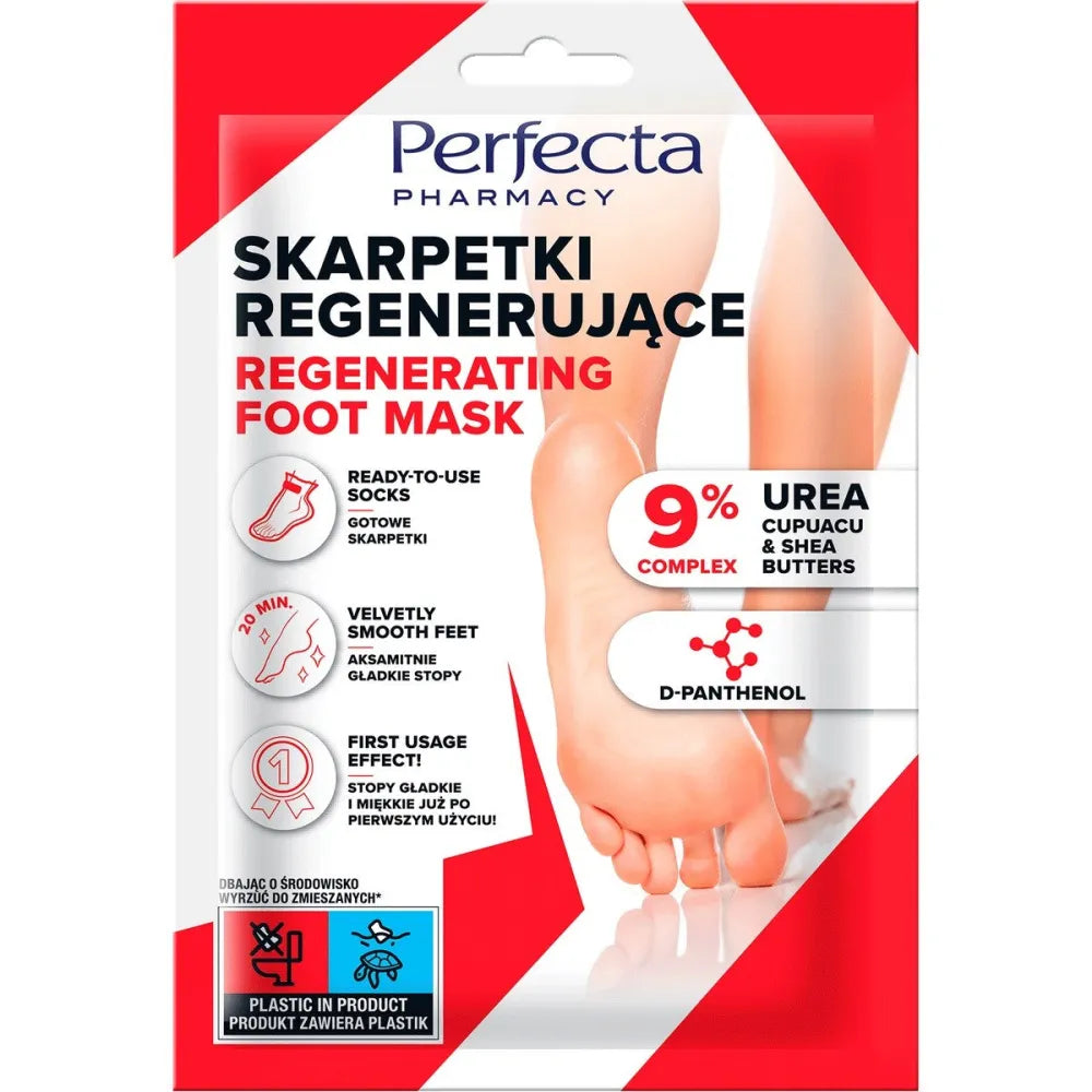 PERFECTA Pharmacy Regeneruojantys kojinės pėdoms 1 pak. - Kosmetika