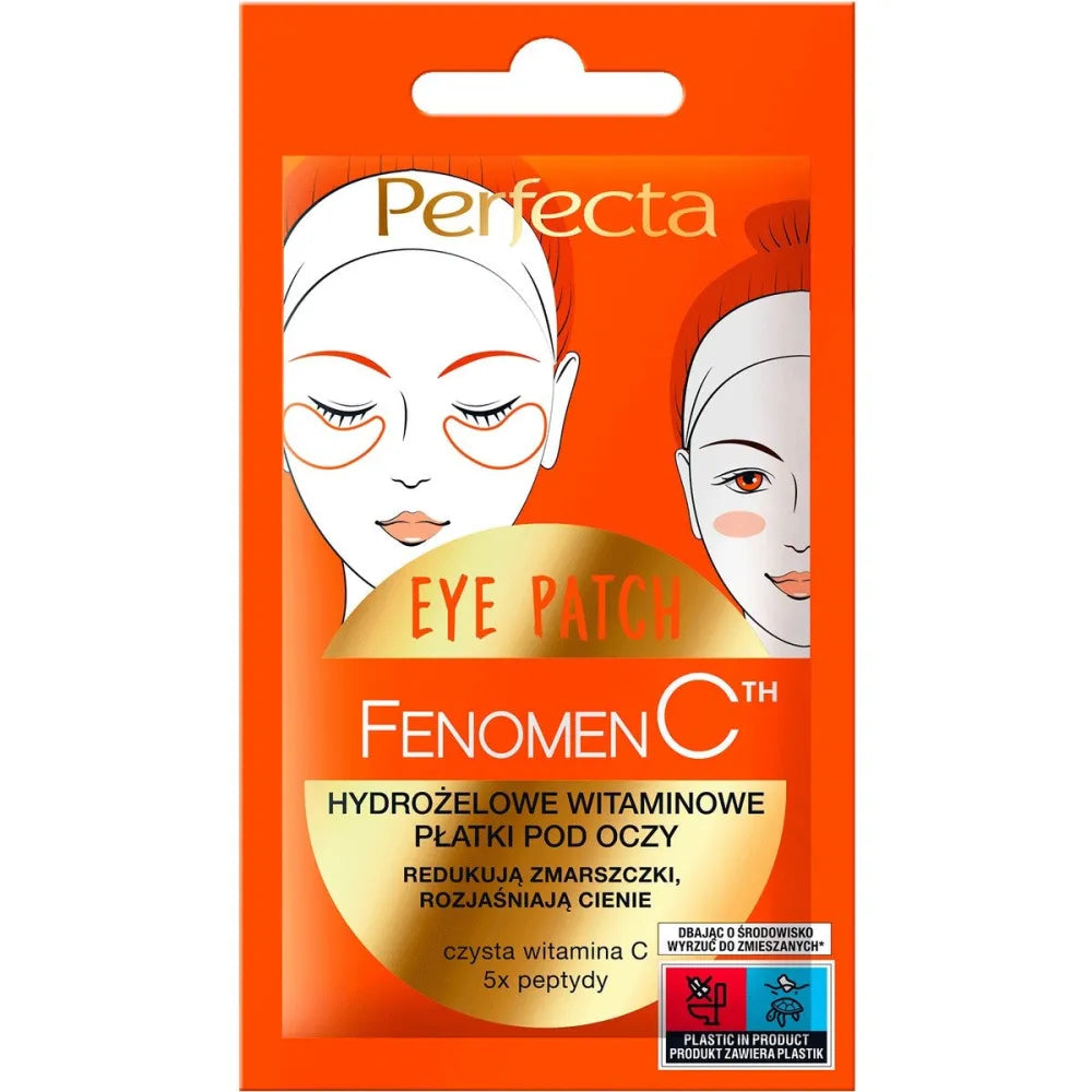 PERFECTA Phenomenon C Hydrogel Vitamin Eye Patches 1 pakelis. - Kosmetika