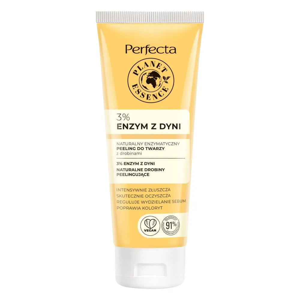 Perfecta Planet Essence Natūralus Enzimų Veido Šveitiklis su Dalelėmis - 3% Moliūgų Enzimas 75ml - Kosmetika