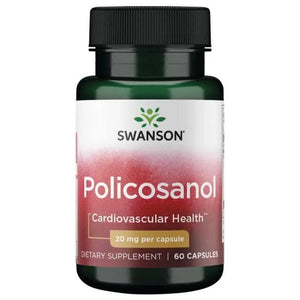 Policosanol - 20 mg - N60 - Polikozanolis - Swanson - Papildai