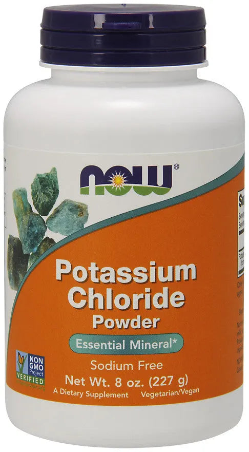 Potassium Chloride Powder - 227g - NOW Foods - Papildai