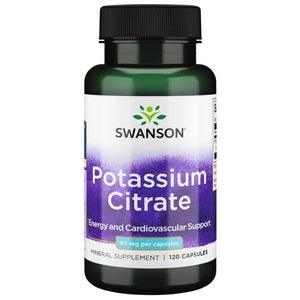 Potassium Citrate - Kalio citratas - 99 mg - N120 - Swanson - Papildai