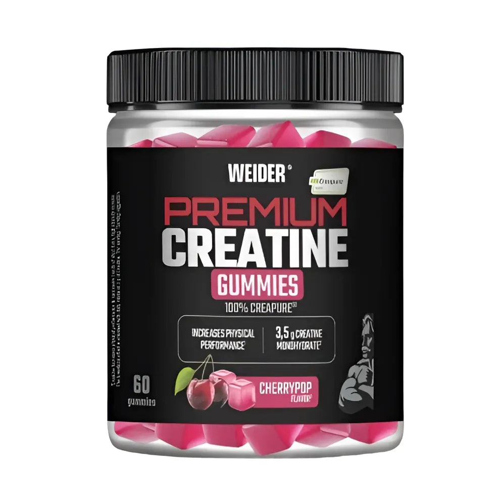 Premium Creatine Gummies Cherrypop - 60 - Weider - Sporta piedevas