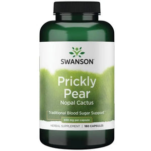 Prickly Pear Nopal Cactus - 650 mg - N180 - Swanson - Papildai