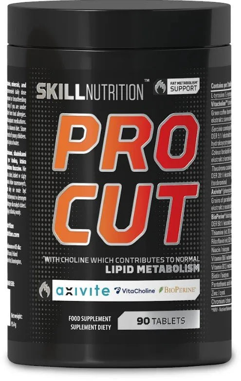Pro Cut Fat Metabolism Support - 90 tablets - Skill Nutrition - Sporto papildai