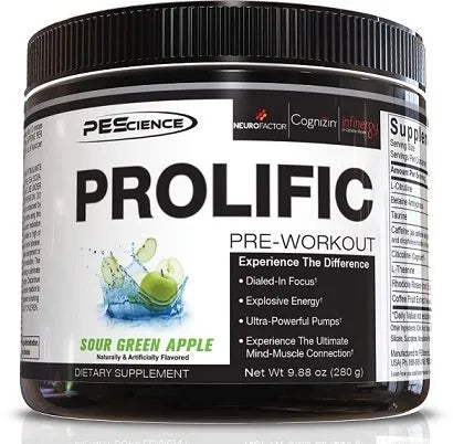 Prolific Sour Green Apple - 280g - PEScience - Sporto papildai