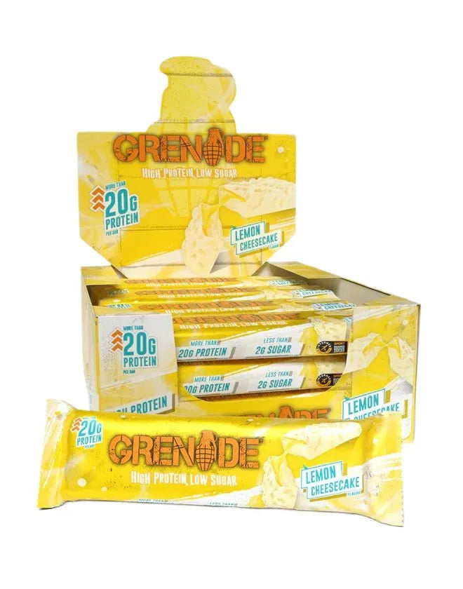 Protein Bars Lemon Cheesecake - 12 x 60g - Grenade - Maistas