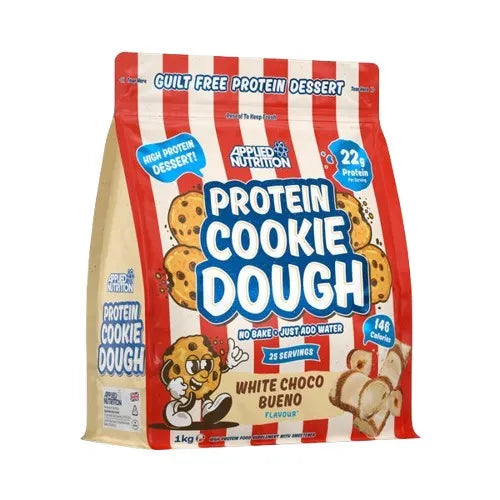 Protein Cookie Dough Dessert White Choco Bueno - 1000g - Applied Nutrition - Sporto papildai