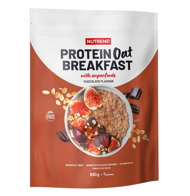 Protein Oat Breakfast Chocolate - 630g - Nutrend - Sporto papildai