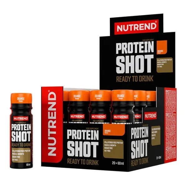 Protein Shot Orange - 20 x 60 ml - Nutrend - Sporto papildai